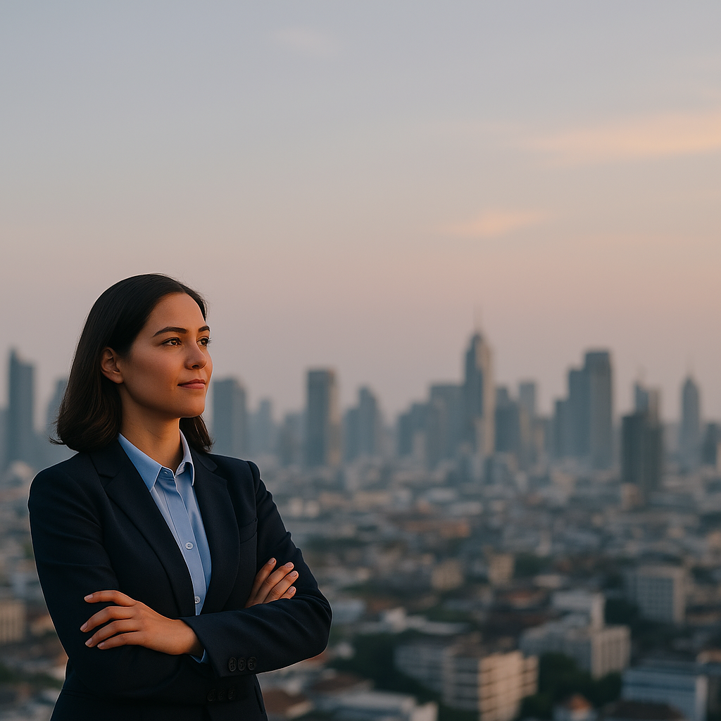 Corporate digital transformation concept