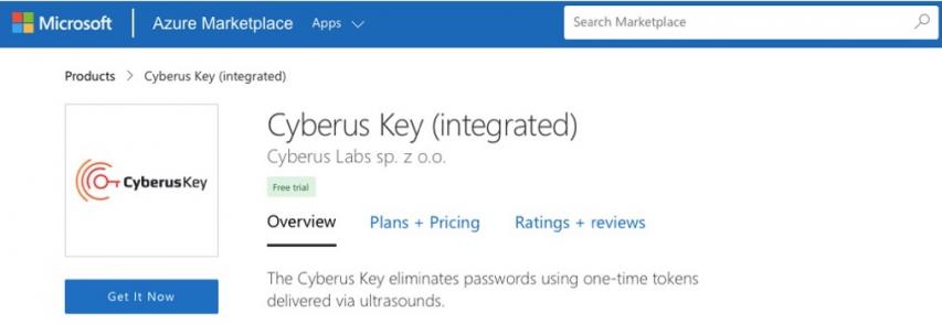 Cyberus Key Now Available in the Microsoft Azure Marketplace